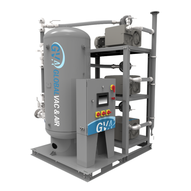 industrial vacuum skid package