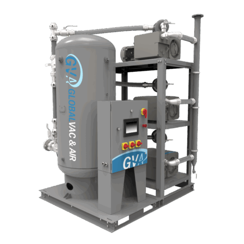 industrial vacuum skid package