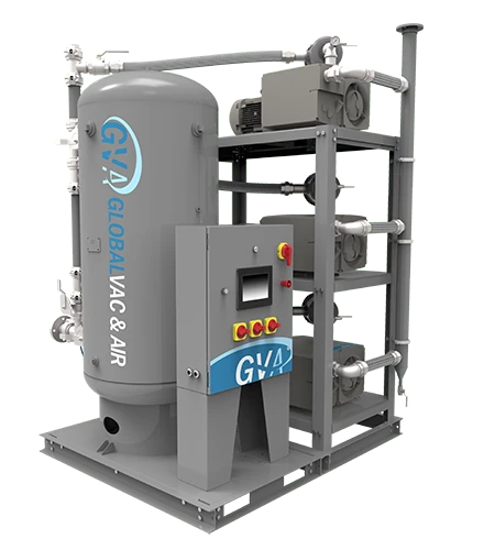 Industrial Vacuum Systems- Triplex Industrial Stack